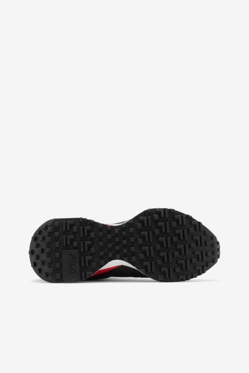 Fila Space Runner Outlet Online - Black / Red / White Womens Trainers